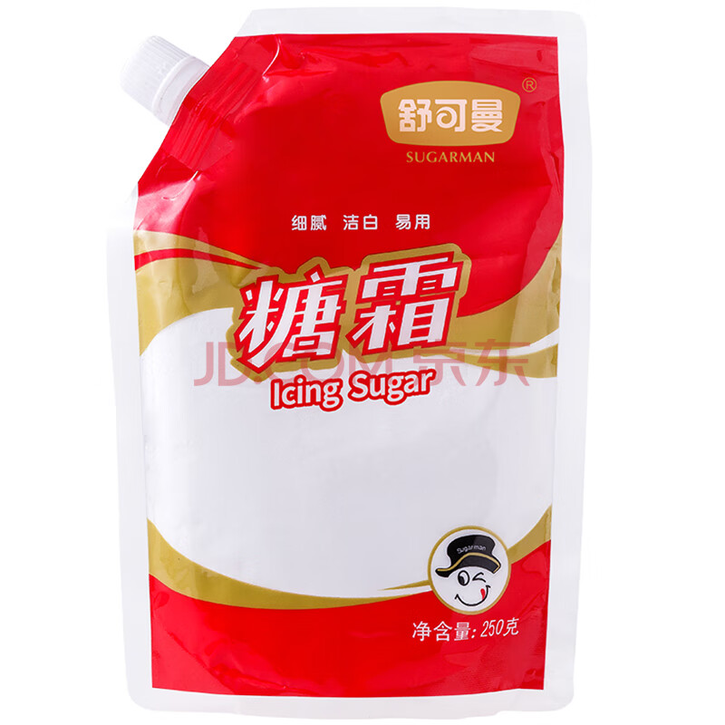 舒可曼 一级糖霜 糖粉 烘焙原料 装饰蛋糕家用烘焙 250g