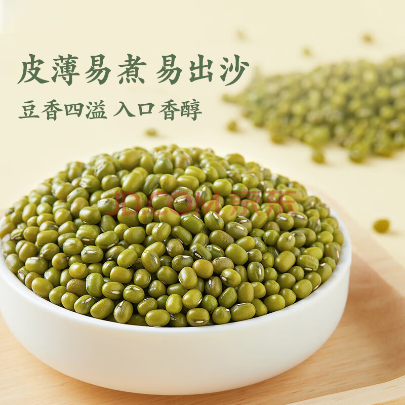 柴火大院 绿豆 可发豆芽 打豆浆 五谷杂粮 粗粮 大米伴侣 1kg