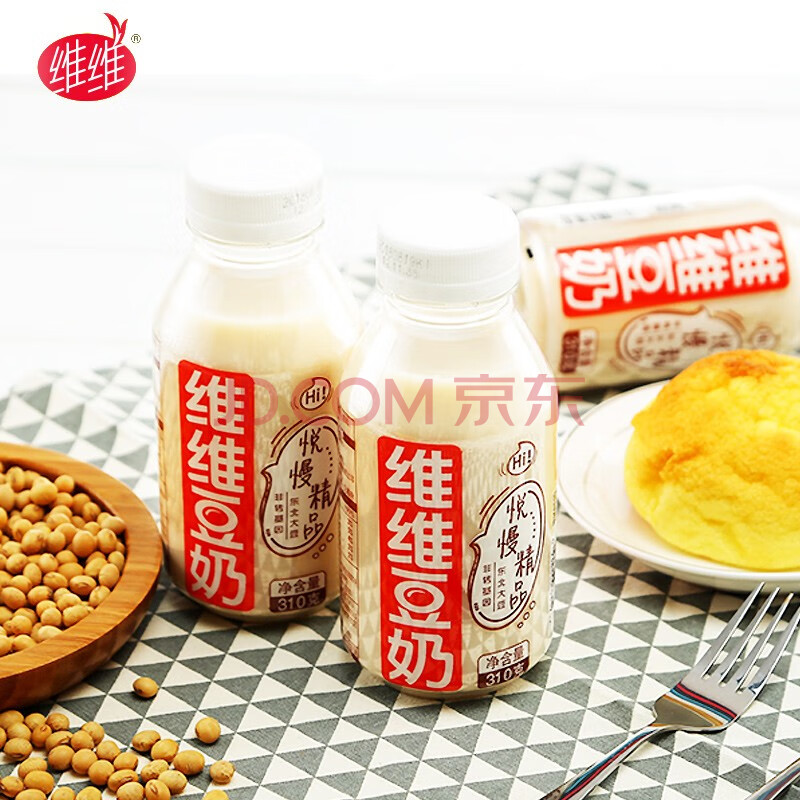 维维豆奶悦慢精品豆奶 年货送礼310ml*24瓶 整箱非转基因植物蛋白早餐