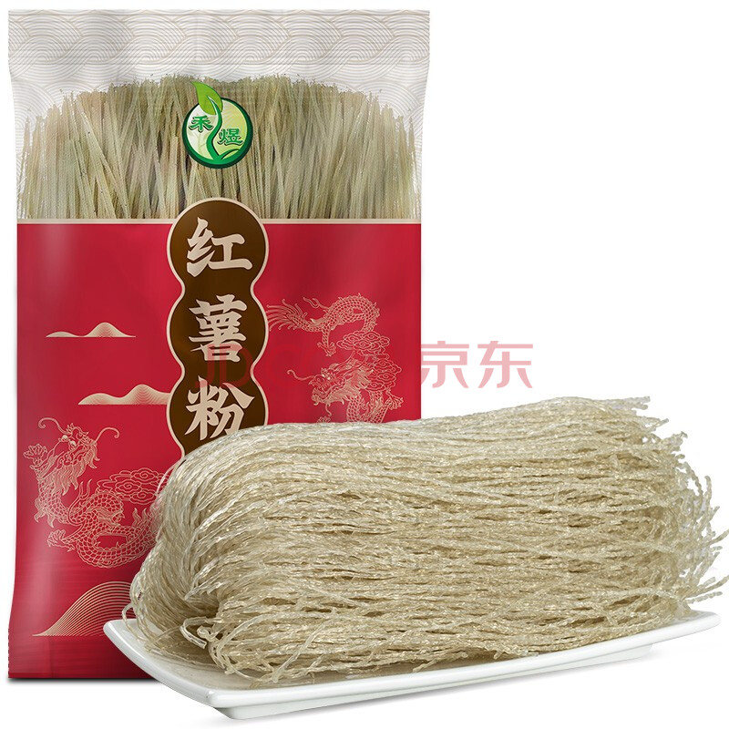 禾煜 红薯粉条500g 酸辣粉 火锅凉拌粉丝 方便速食 南北干货