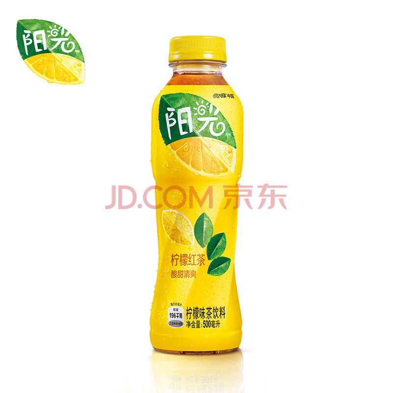 可口可乐 阳光 柠檬 茶饮料 500ml*12瓶 整箱整箱装