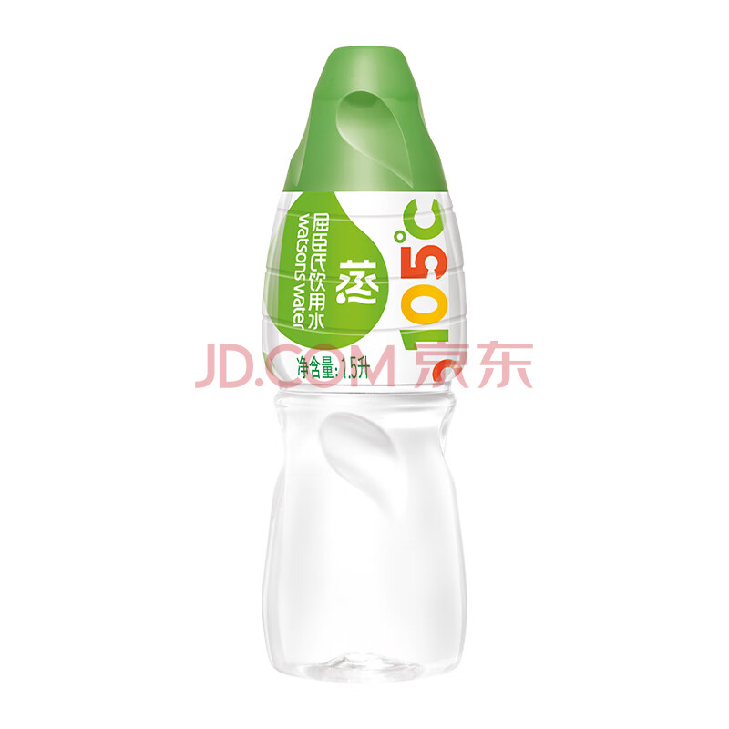 屈臣氏（Watsons）蒸馏水纯净水1.5L*12瓶 整箱装大瓶水家庭装泡茶煲汤运动