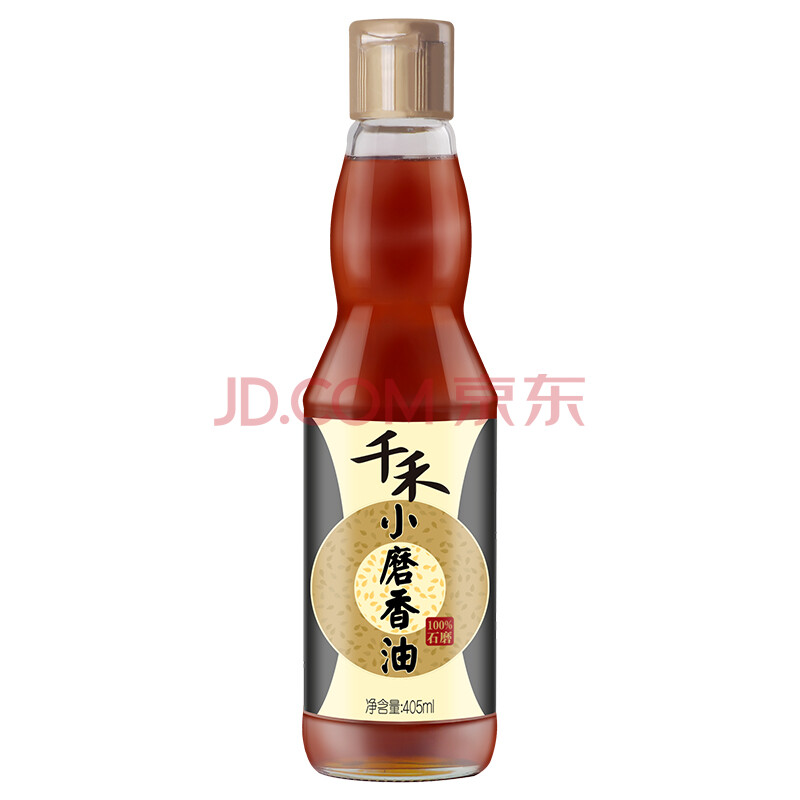 千禾 香油 石磨磨制 拌菜调味 小磨香油 405mL