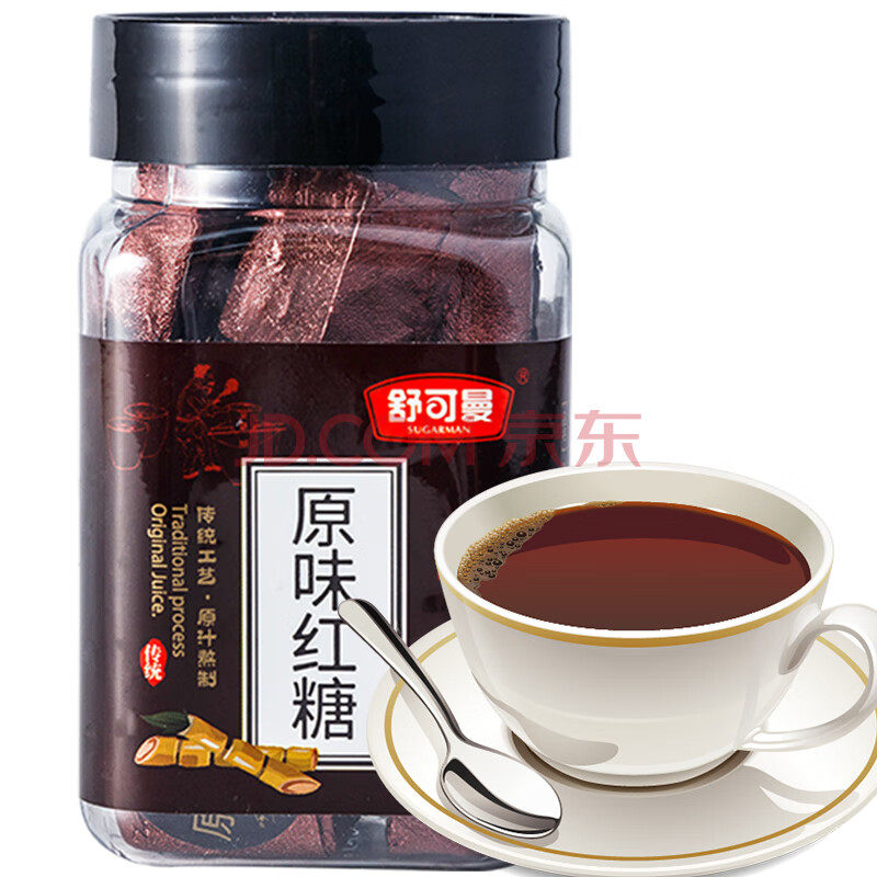 舒可曼 红糖 手工熬制 原味红糖块 月经产妇月子饮品 200g/罐