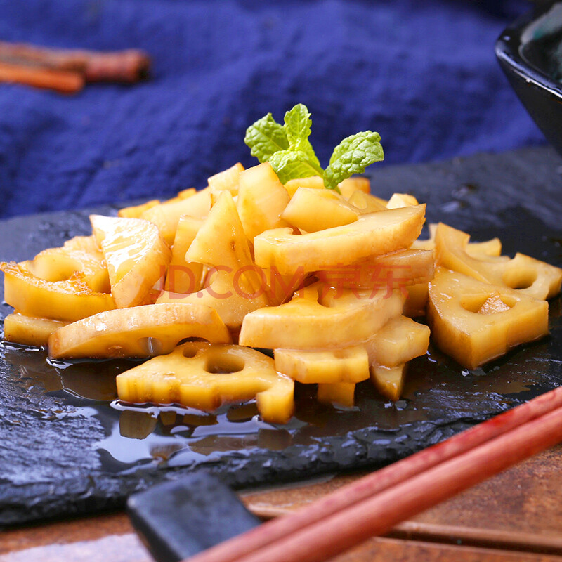 三只松鼠脆藕片黑鸭味150g 休闲零食特产香辣莲藕卤味特产素食