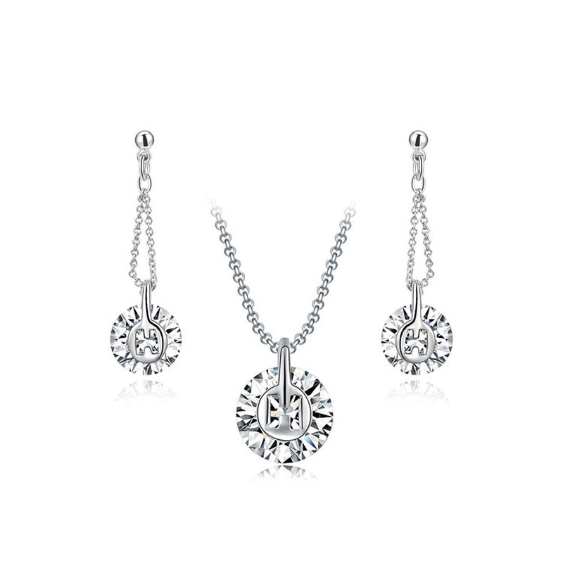 fashion roxi brand wedding jewelry sets platinum plated aaa  cz