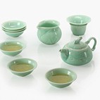 茗匠 功夫茶具配件 茶桶 带滤网 茶水桶  一桶文明 竹制茶桶
