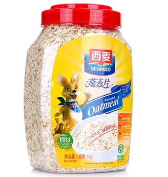 西麦桶装燕麦片1000g