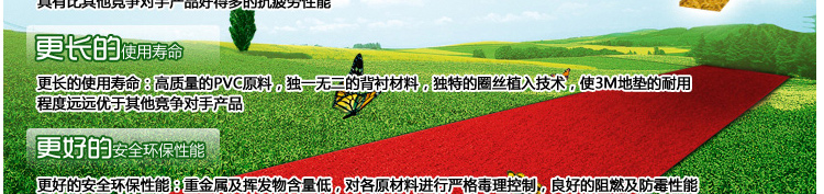 3M 朗美地垫 缤纷系列 防滑地垫 垫脚垫 门垫 浴室 60*90cm