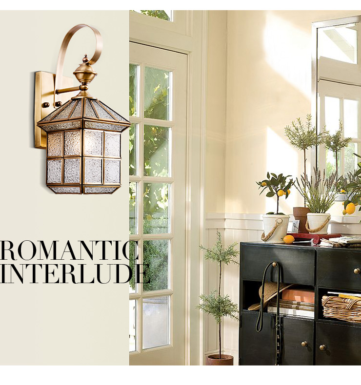 奥朵欧式经典壁灯铜灯饰过道灯门厅灯阳台灯W