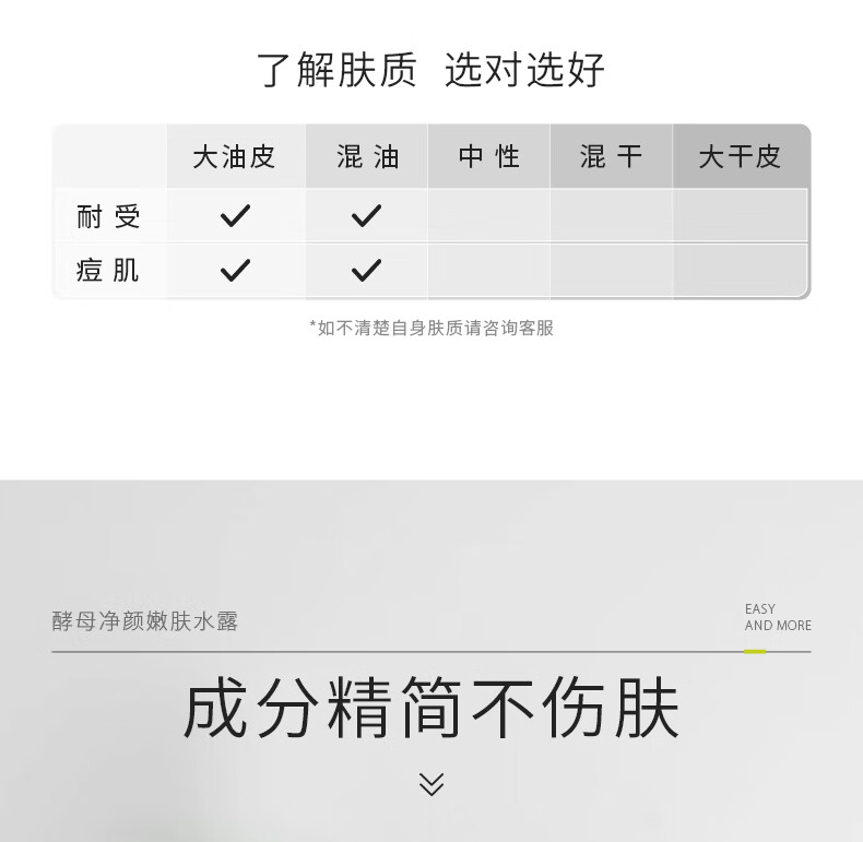 934酵母控油护肤套装水乳清爽补水收敛毛孔943男女适用 【进阶2.0】慕斯+酵母嫩肤水+露