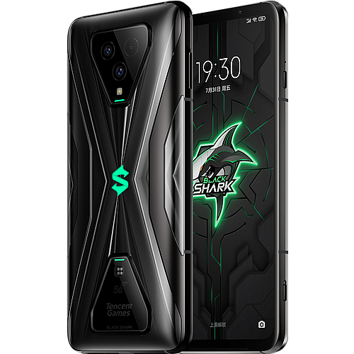腾讯黑鲨游戏手机38gb128gb闪电黑骁龙865270hz触控采样率三明治液冷