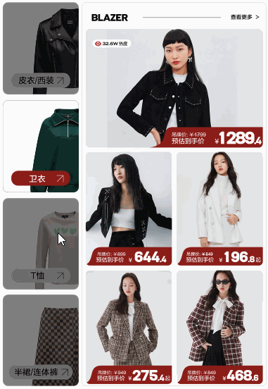 左侧缩略图轮播