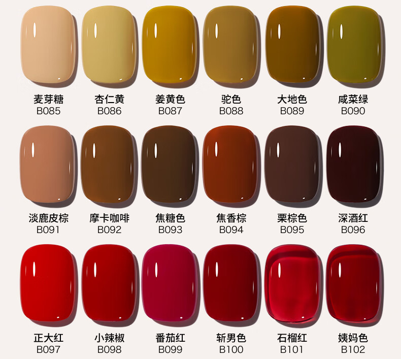 搏乐BOLE指甲油胶美甲店专用冰透裸色光疗胶网红显白套装全套底胶封层 B266+B259+B508