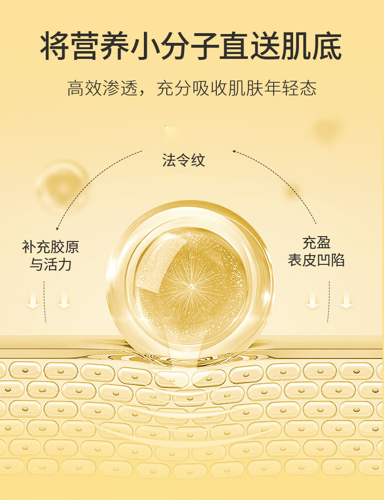 SDX 玻色因紧致弹润淡纹贴法令纹贴女八字嘴角细纹保湿面膜男免洗sdx 一盒装【尝鲜款】