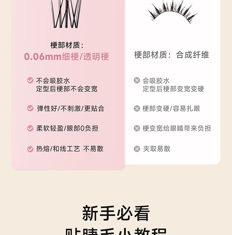 everbab艾蓓拉假睫毛书百变全书眼睫毛懒人三部曲恶魔太阳花睫毛胶水镊子 玩妆款-32排 559簇