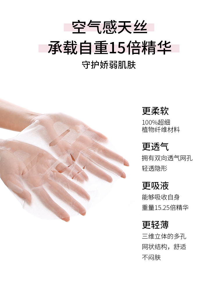 XDGα-熊果苷焕亮保湿补水发光面膜提亮肤色改善暗沉敏感肌护肤品 6片