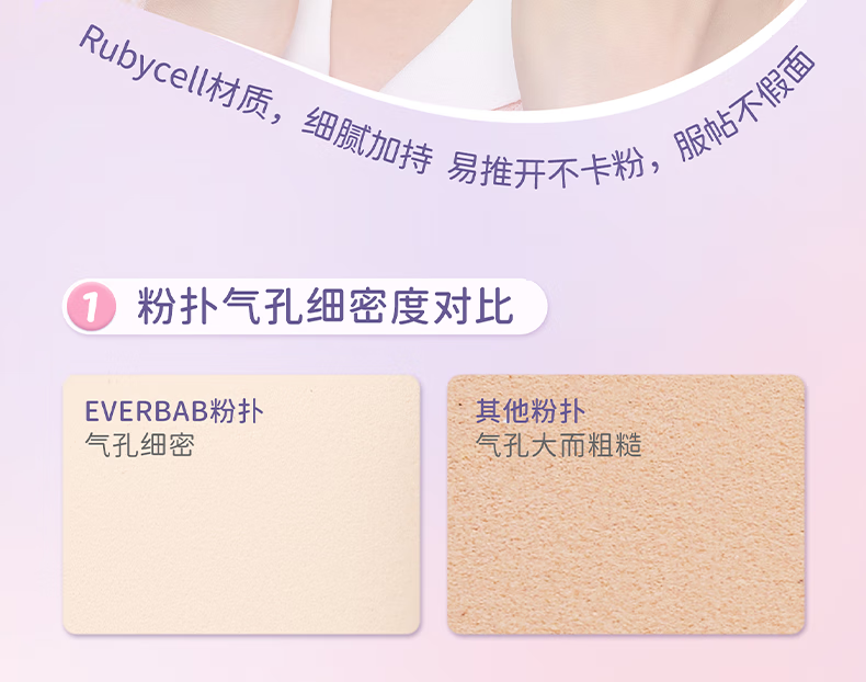 everbab【Loopy联名】三角饭团气垫粉扑棉花糖气垫粉扑干湿两用化妆海绵 【HOT经典款】三角饭团粉扑