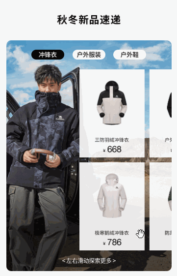 轮播里嵌套滑动