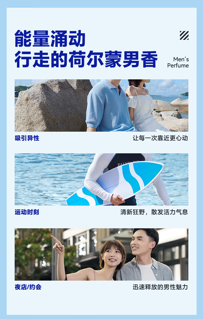 海洋至尊（HAIYANGZHIZUN）飞跃海平线香水淡香清新海洋香氛生日礼物海洋至尊ZSEA男士专用 香水+口腔喷雾 100ml