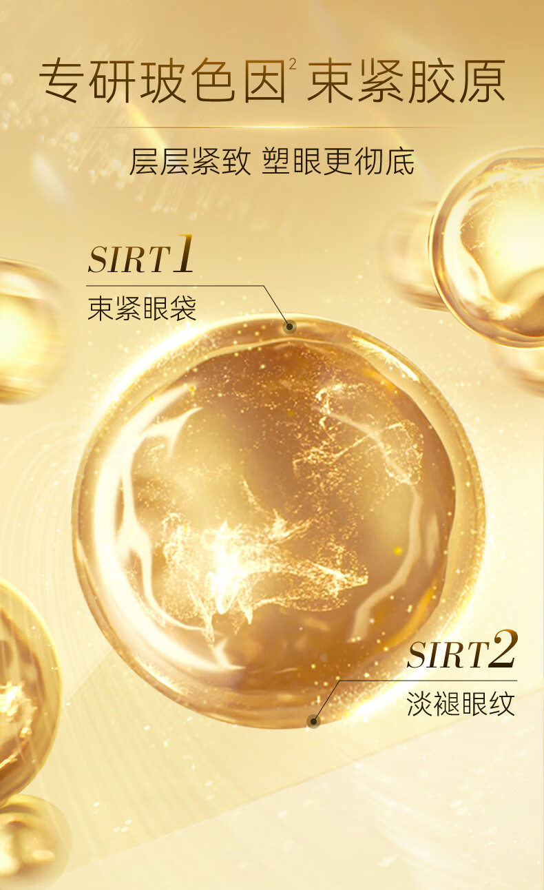 RSAS【远离眼周问题】抗皱眼部护理视黄醇精华油淡化细纹眼袋黑眼圈 抗皱弹润紧致眼精华30ml
