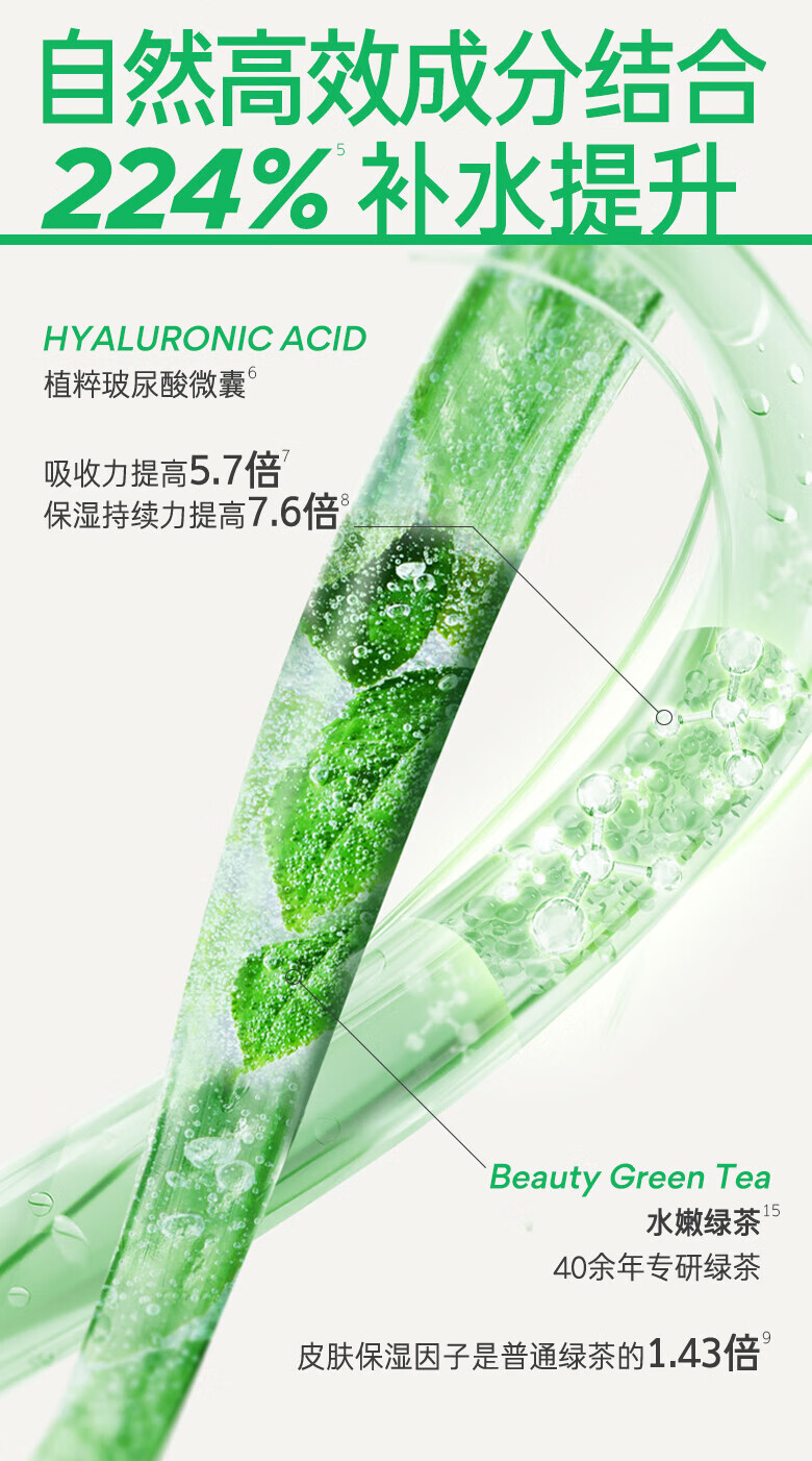 悦诗风吟（Innisfree）小绿瓶精华液敏感肌底精华补水保湿易吸收不粘腻红茶精华A醇A白瓶 【老小绿瓶】水嫩小绿瓶50ml