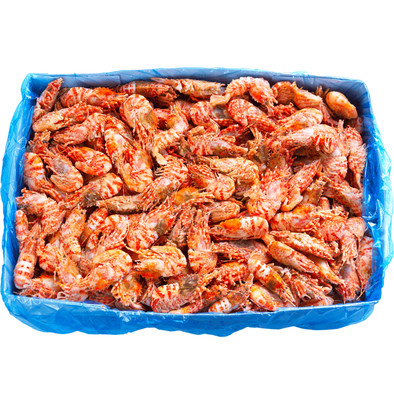 满400-40海鲜 马加丹 俄罗斯进口甜虾 即食冰虾格陵兰虾(混装)5kg