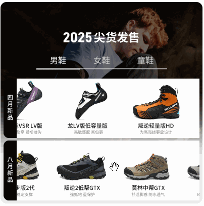 tab里面嵌套滚滑