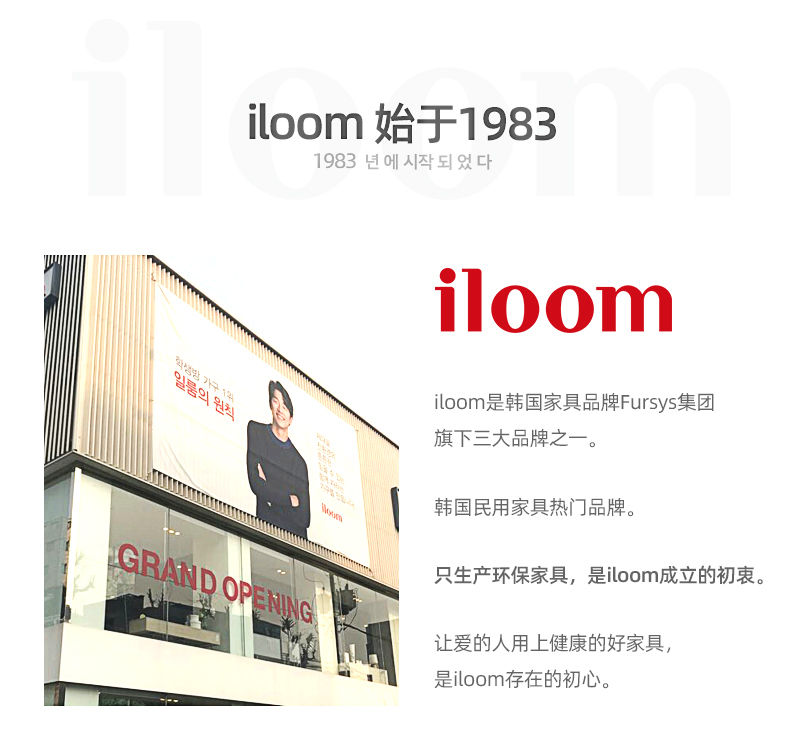 iloom韩国原装进口家长陪读椅辅导多功能家居圆可旋转FUNGUS蘑菇椅 深邃黑