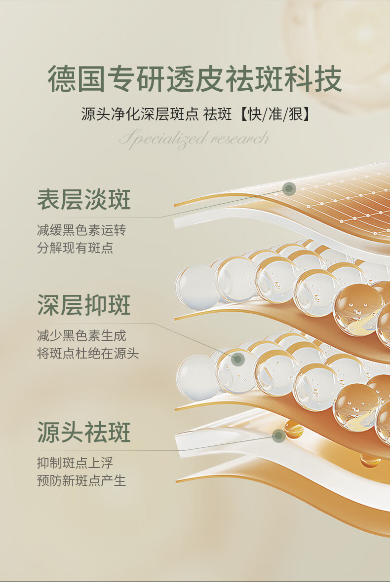SKISGEM原装进口美白祛斑霜淡斑面霜去雀斑晒斑黄褐斑淡化黑色素男女士 根原净斑30ml+美白抗皱30ml