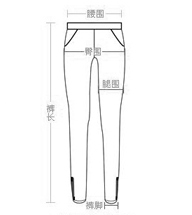 zimmur2015新款中腰休闲OL百搭长裤子RP75043587 白色 S