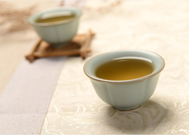 馨铭堂 六角壶汝窑茶具 鸡翅木茶盘带电热炉整套功夫茶具套装