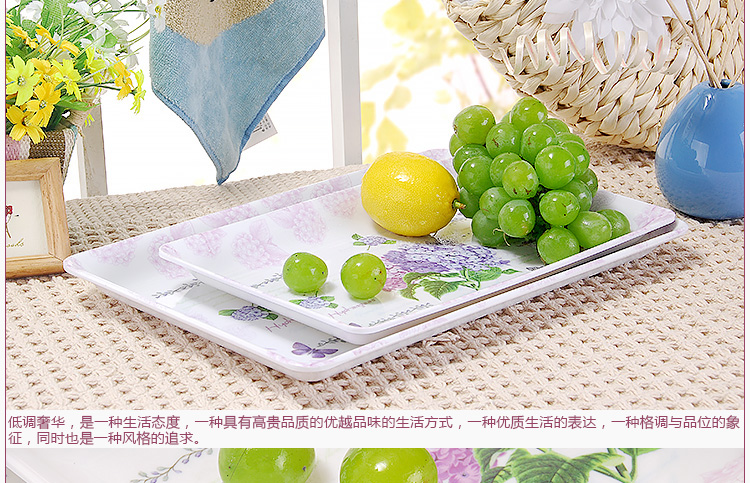 希尔SHALL 紫阳花系列方形托盘2件套组 SL8890