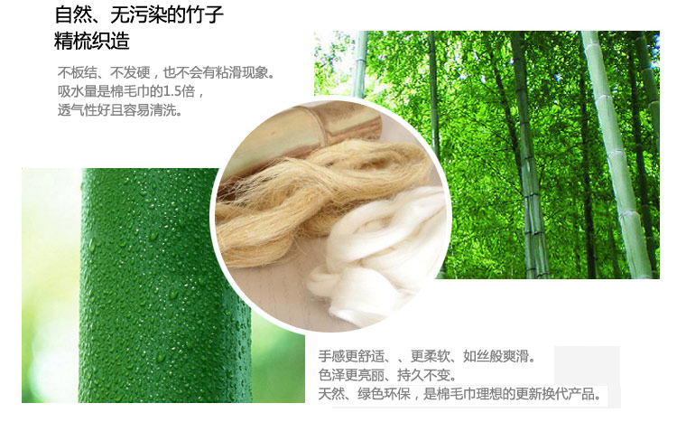 
                                        
                                                            竹之锦 毛巾浴巾 竹纤维纯色柔软吸水生态至简大浴巾 男女通用 蓝色 360g/条 70×140cm                