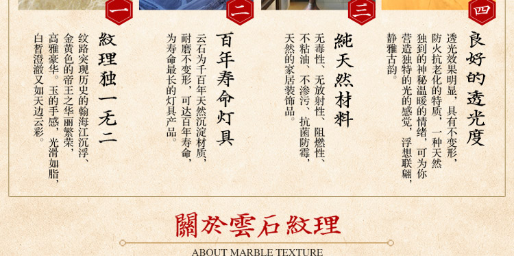 
                                        比月中式壁灯客厅云石灯实木卧室床头灯复古餐厅阳台过道灯3510 壁灯                