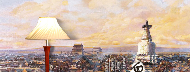 比月中式落地灯客厅卧室灯床头简约实木灯具立式书房茶楼落地灯1250