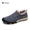 Brand real leather mens winter snow boots warm Casual Shoes men sgesvier winter snow boots for fur womens flats thick bottom genuine leather cow suede shoes woman botas warm plush boots ox149