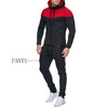New Men' Fashion 2 Parts Hooded Sweatshirt and Sport Pants Set floral baby girls clothes long sleeve sweatshirt pants outfits 2pcs hooded clothes set
