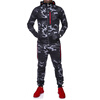 New Men' Fashion 2 Parts Hooded Sweatshirt and Sport Pants Set floral baby girls clothes long sleeve sweatshirt pants outfits 2pcs hooded clothes set