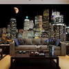 Высокое качество Wall Painting Custom 3D Photo Wallpaper для гостиной TV Background Mural Обои для спальни для спальни City Night