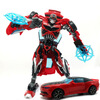 Top Sale 18.5cm New Arrival Big Classic Deformation Plastic Robot Cars Action Toy Figures Kids Education Toy Gifts 12pcs new style 2017 mini airplane abs robot toys action figures super wing transformation jet animation children gift with box