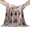 iDouillet Christmas Snowflake Tree Pattern Супер мягкий легкий микрофибра Плюшевый флис Одеяло Бросить полный королевы королевы