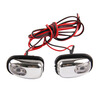Ryanstar Racing LED Light Lamp Windshield Jet Spray Nozzle Wiper Washer Eyes Special Washer Jet Sprinkler Head Refires 2pcs cl0 4pcs dhlfedex dmx512 24w led wallwasher wall lamp washer lighting lamp outdoor light