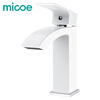 Micoe Basin Faucet Ванная водопад Faucet Single Holder Single Hole Холодный и горячий смеситель Раковина для воды Современный кран micoe 2018 водопад ванная комната раковина один рукав горячий и холодный смеситель для воды одно отверстие 304 ванная 1 2