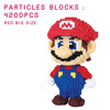 4200 Pcs Big Size Cute Super Mario Bros DIY Creative Bricks Toy Child Educational Wange Building Block Brick Juguetes 500pcs 1000pcs small building block diy creative bricks educational toys for children compatible with major brand multicolor