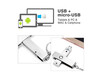 XIUMEI Micro-USB OTG Flash Drive,16GB 32GB 64GB Rotatable Metal USB and micro-USB OTG Flash Memory Stick with Sealed UDP Chip for sunstrsi usb flash drive for android smart phone 64gb pen drive 32gb otg pendrive metal usb flash 16gb otg usb stick 8gb usb 2 0