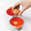 Transhome 1Pcs Double Egg Cooker Poachers Mini Creative Столовая посуда Микроволновая печь Пароварка Инструменты для кухни Кухонные принадлежности Гаджеты Аксессуары