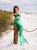 3 шт. Позолота для девочек Mermaid Tail Купальники Купальные костюмы Бикини Купальники Плавательные костюмы Плавающая одежда домашние костюмы