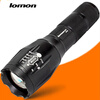 Zoom LED Flashlight 1000 Lumens 10W Tactical CREE T6 Police Flashlight Super Bright Handy Torch Powerful Torchlight Lamp zoom led flashlight 1000 lumens 10w cree t6 high power telescopic olight intelligent electric 18650 rechargeable torch