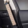 Flax Car Seat Belt Pad Long Linen Car Seat Belt Shoulder Pad Breathable Black Red Beige Brown Purple Mama Family New Belt Cover high quality format printer sync carriage belt 15 mtd3 9000 infiniti taimes allwin myjet challenger xuli trailing long belt
